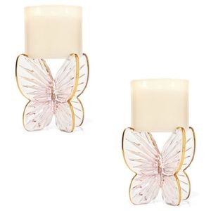 Bath&BodyWorks set of two candle stand: Holds your favorite 3-wick candle.